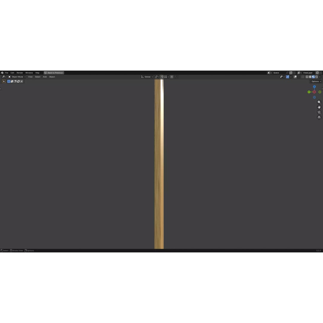Chopping Board 3D Model – Low Poly PBR Kitchen Asset, FBX/OBJ - View 15