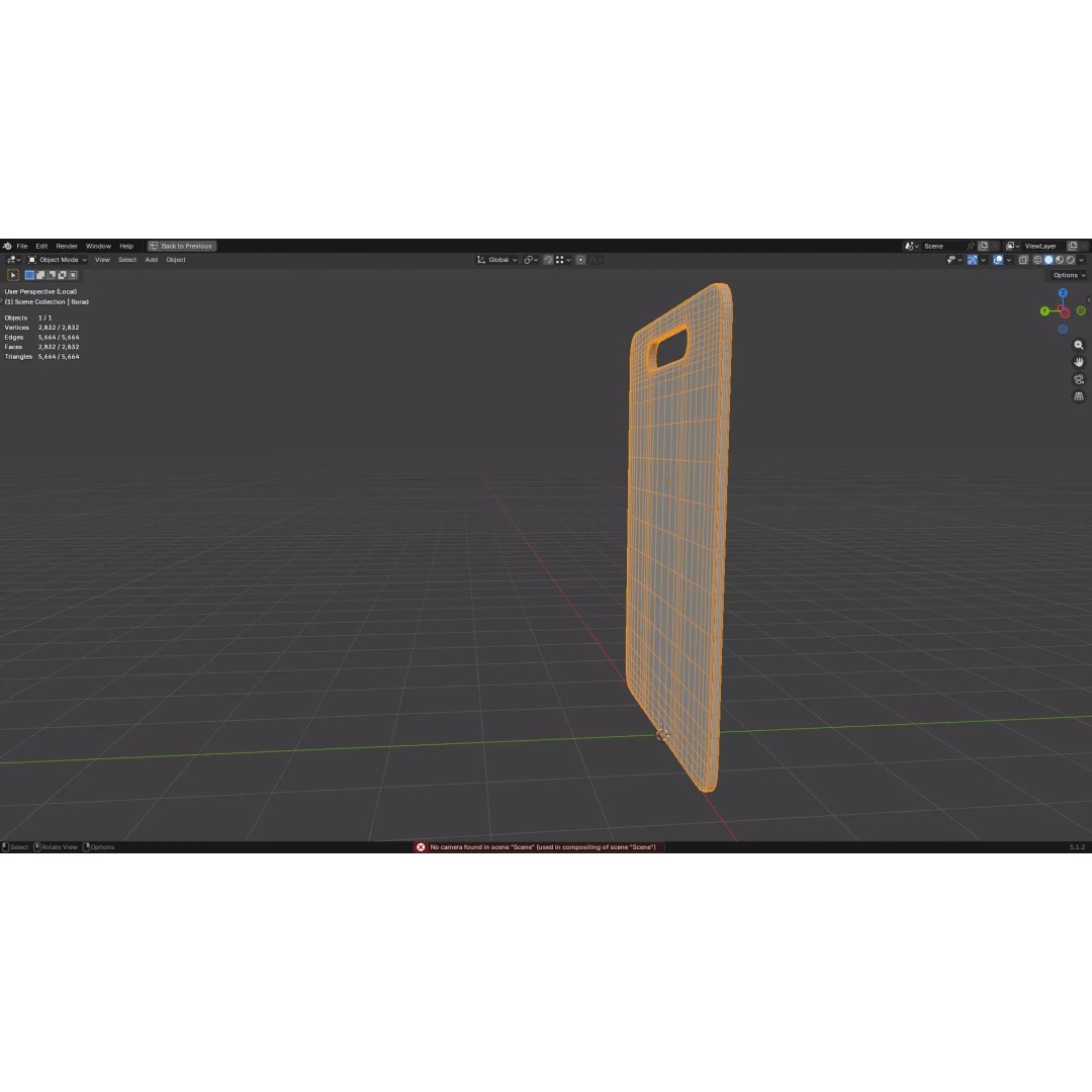Chopping Board 3D Model – Low Poly PBR Kitchen Asset, FBX/OBJ - View 29