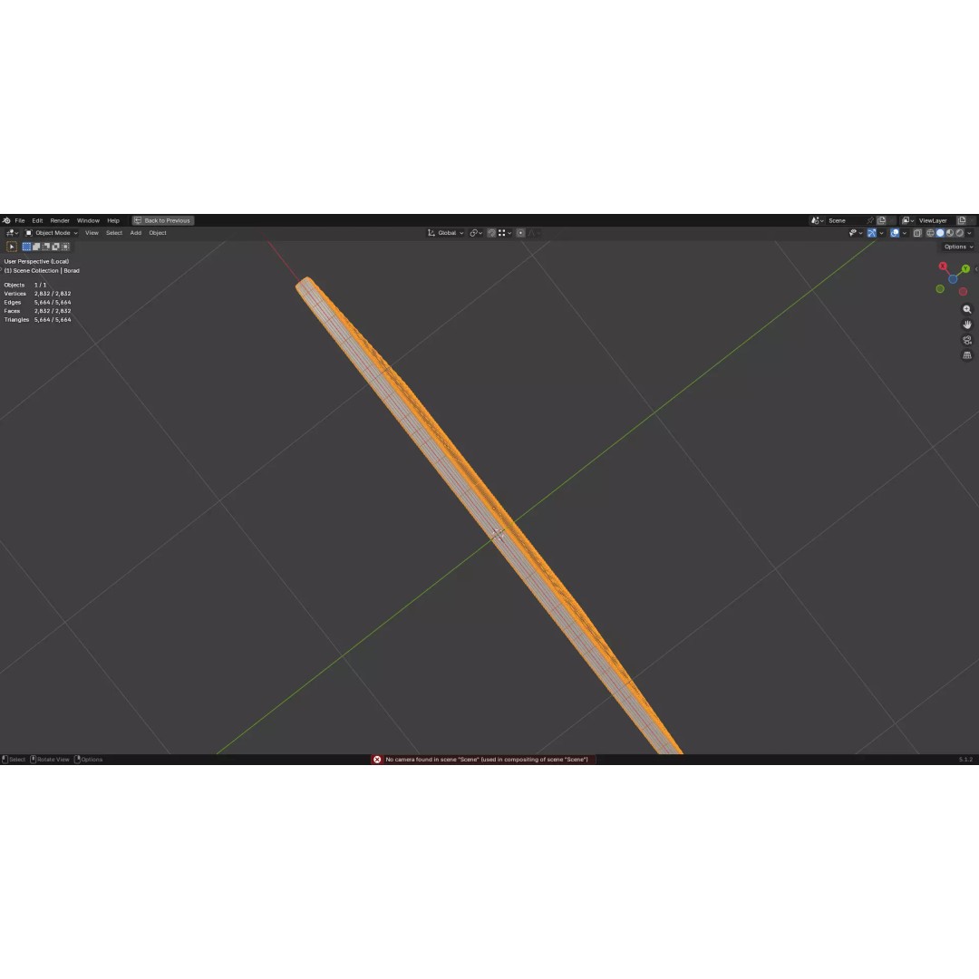 Chopping Board 3D Model – Low Poly PBR Kitchen Asset, FBX/OBJ - View 33