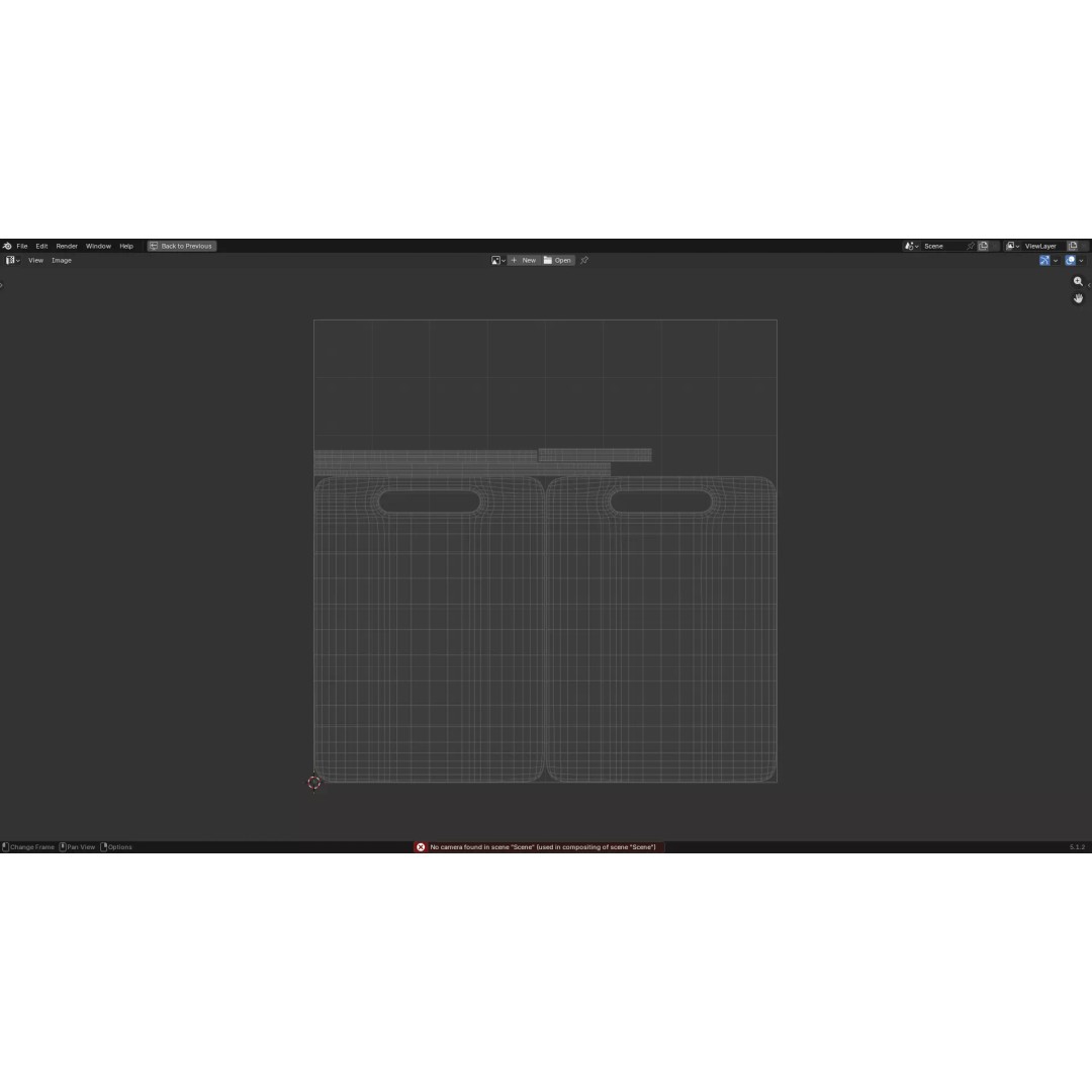 Chopping Board 3D Model – Low Poly PBR Kitchen Asset, FBX/OBJ - View 34