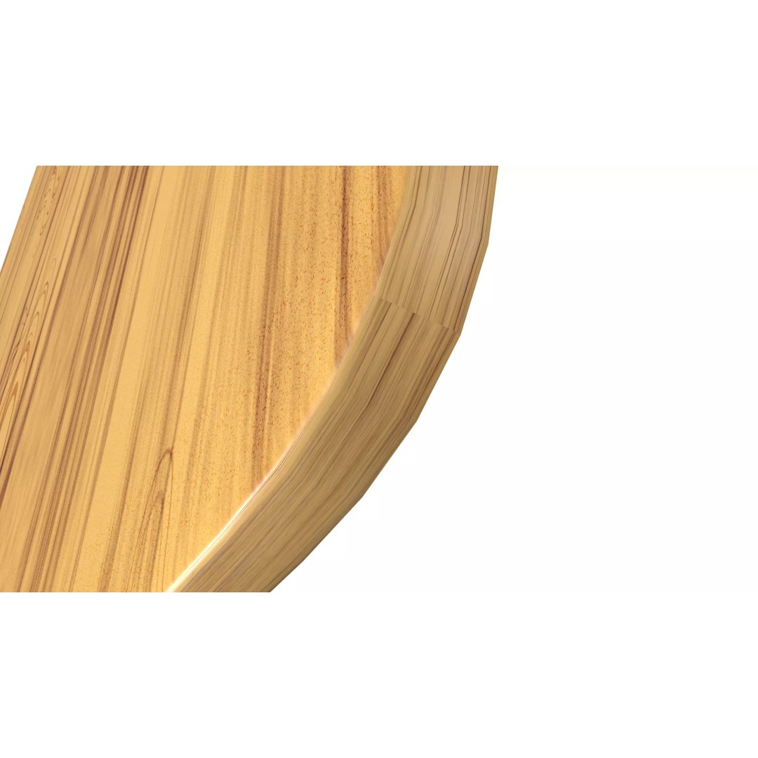 Chopping Board 3D Model – Low Poly PBR Kitchen Asset, FBX/OBJ - View 5