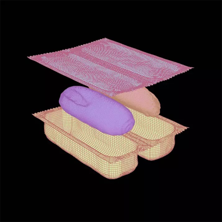 Sandwich Rolls 3D Model – High-Quality Food Asset, PBR Textures - View 12
