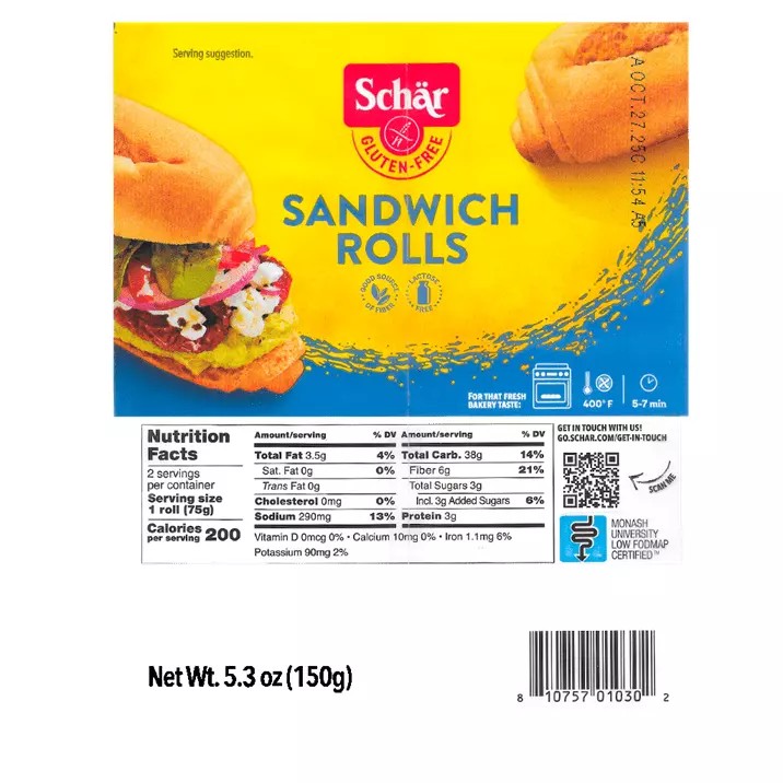 Sandwich Rolls 3D Model – High-Quality Food Asset, PBR Textures - View 13