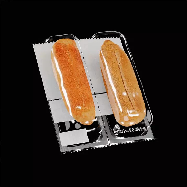 Sandwich Rolls 3D Model – High-Quality Food Asset, PBR Textures - View 5