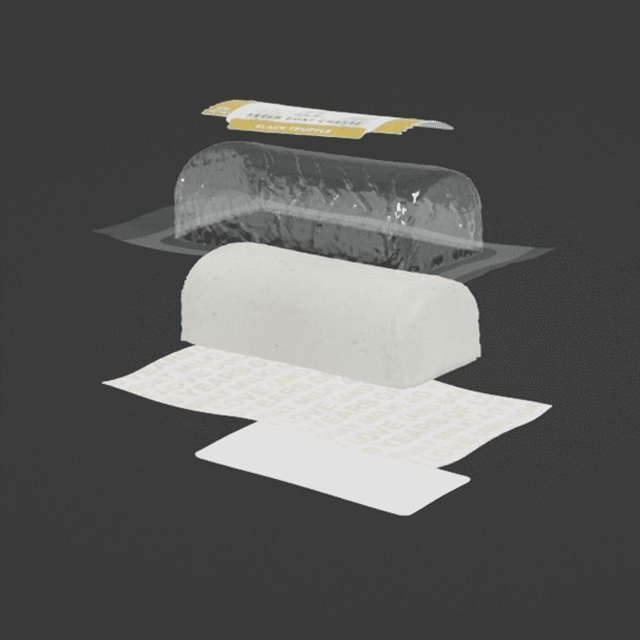Goat Cheese 3D Model – High-Quality Food Asset with Textures - View 8
