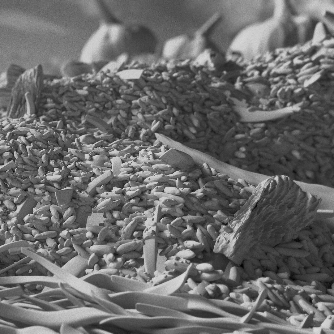 Uzbek Pilaf 3D Model – High Poly Food Asset, FBX & OBJ Formats - View 8