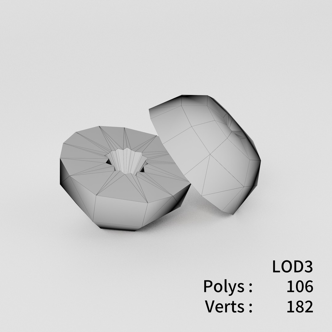 Orange 3D Model Bundle – Low Poly Game Asset, FBX & PBR Textures - View 16