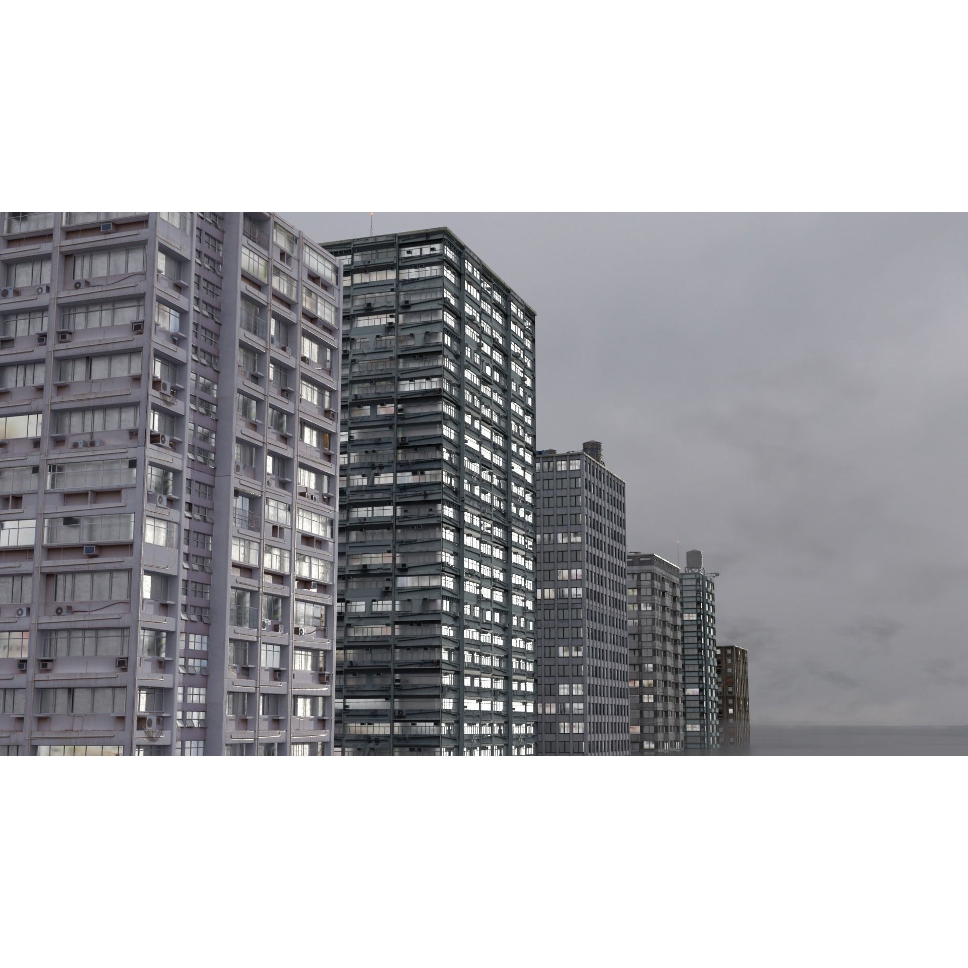 High Detailed Modern City Model Pack - Game-Ready 3D Model - View 12