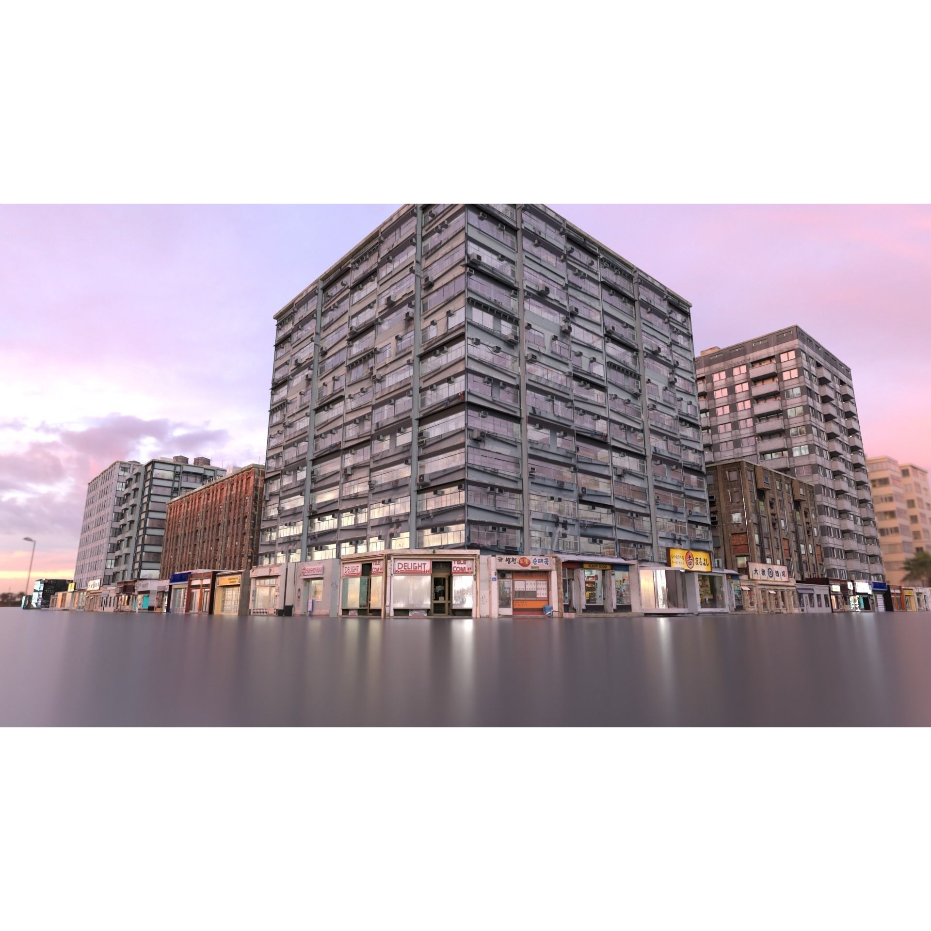 High Detailed Modern City Model Pack - Game-Ready 3D Model - View 15