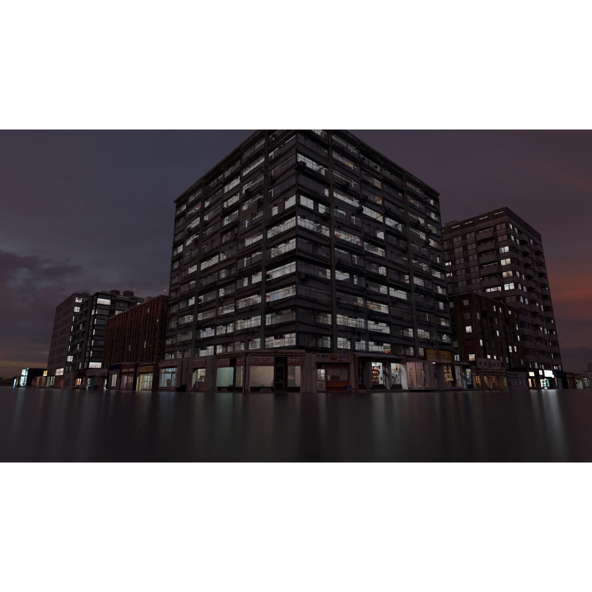 High Detailed Modern City Model Pack - Game-Ready 3D Model - View 16