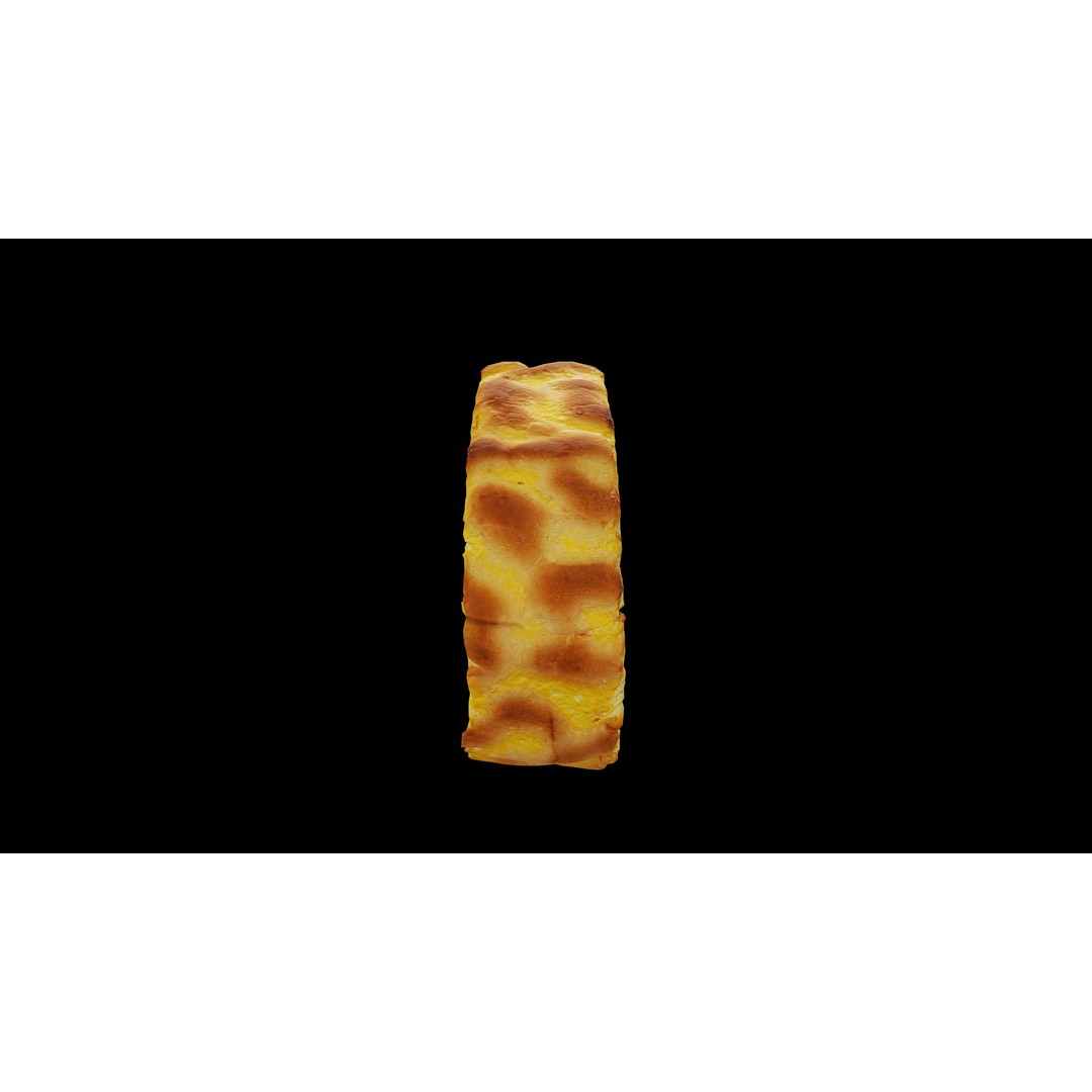 Anydrafts Bread 3D Model – Low Poly PBR Game Asset, FBX