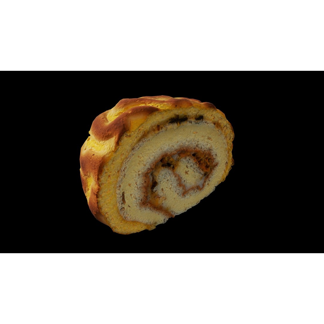 Anydrafts Bread 3D Model – Low Poly PBR Game Asset, FBX - View 6