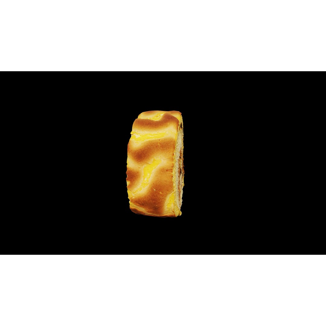 Anydrafts Bread 3D Model – Low Poly PBR Game Asset, FBX - View 8