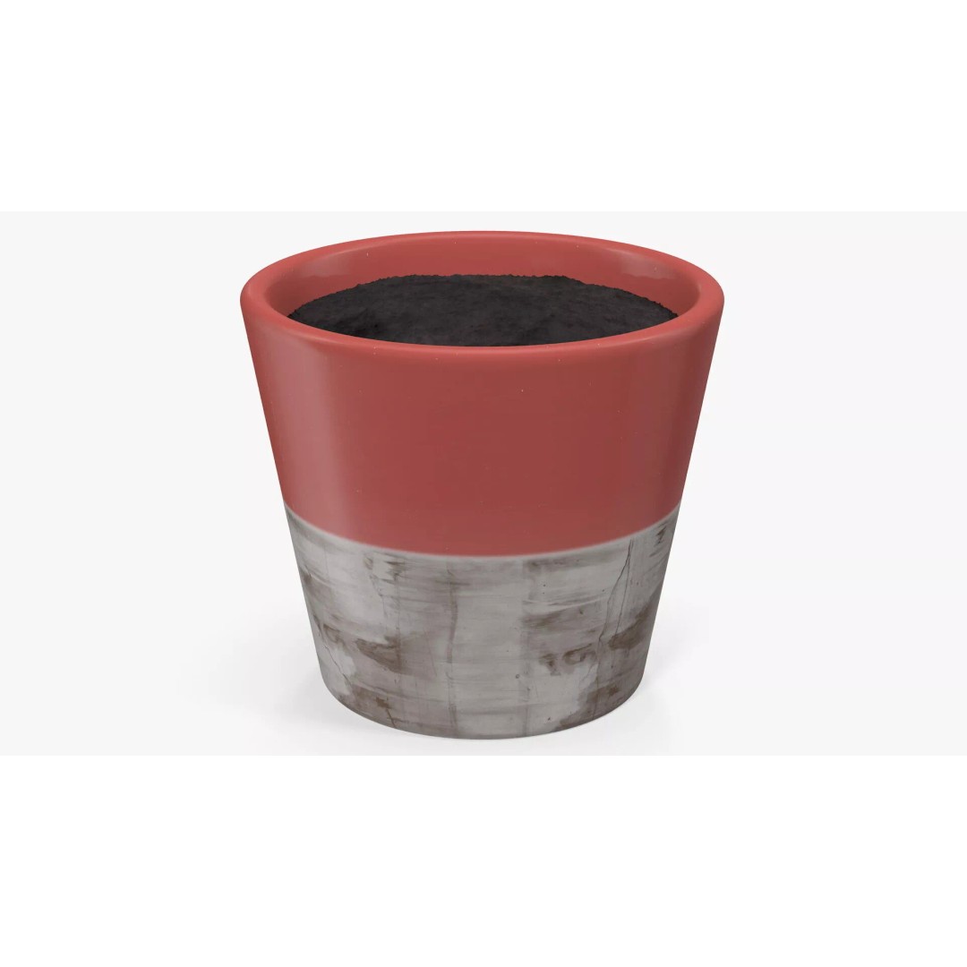 Strawberry Plant 3D Model – Realistic Pot Plant with PBR Textures - View 17