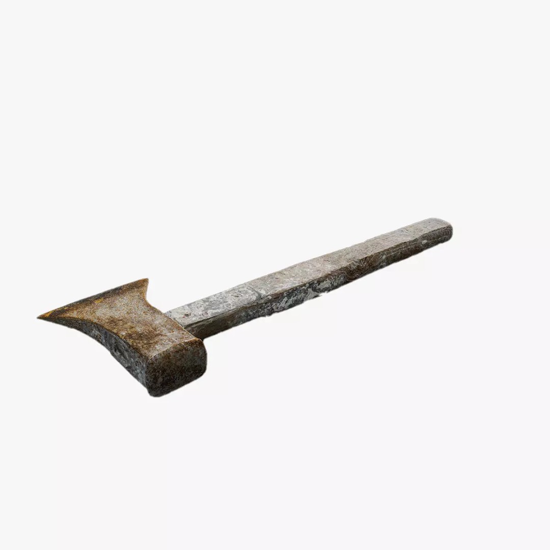 Axe 3D Model – Low Poly Game Asset with PBR Textures, FBX - View 2