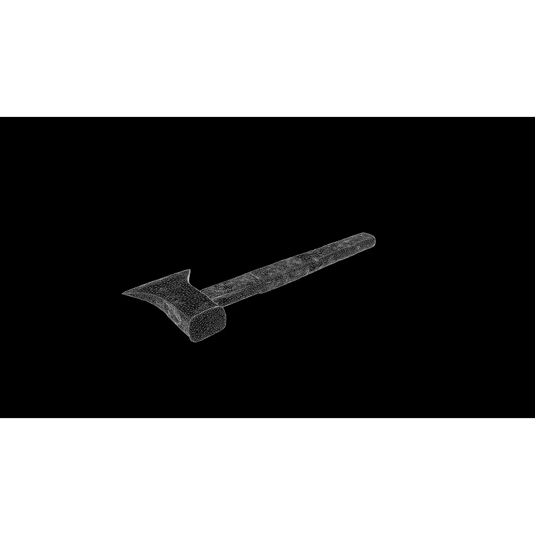 Axe 3D Model – Low Poly Game Asset with PBR Textures, FBX - View 4