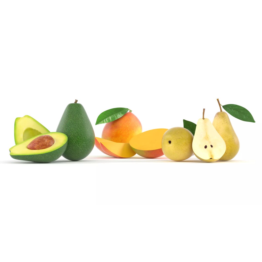 Fruit Collection 3D Model – High Quality Organic Assets, FBX - View 2