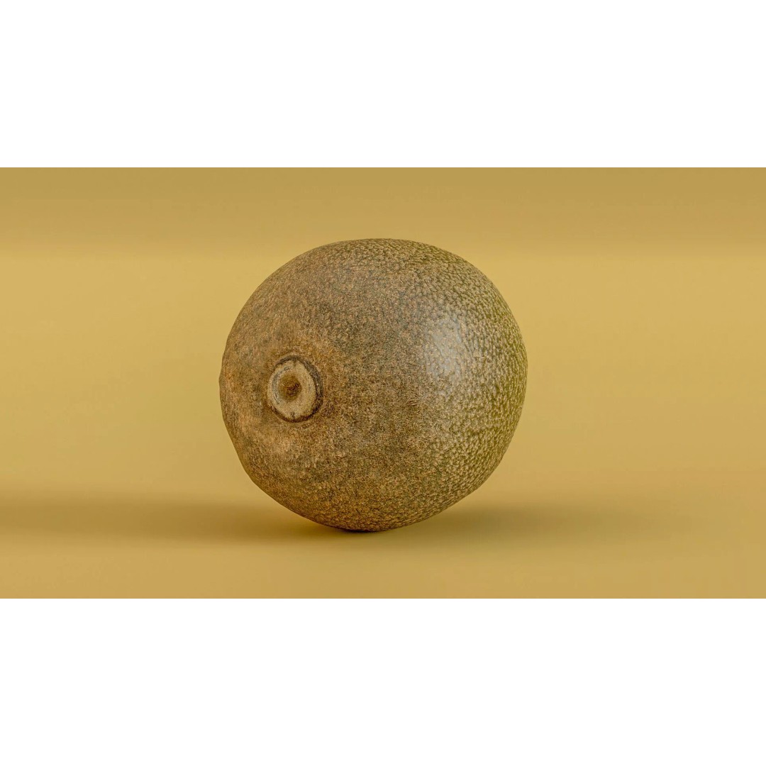 Kiwi Fruit 3D Model – Low Poly Game Ready Asset, FBX, OBJ