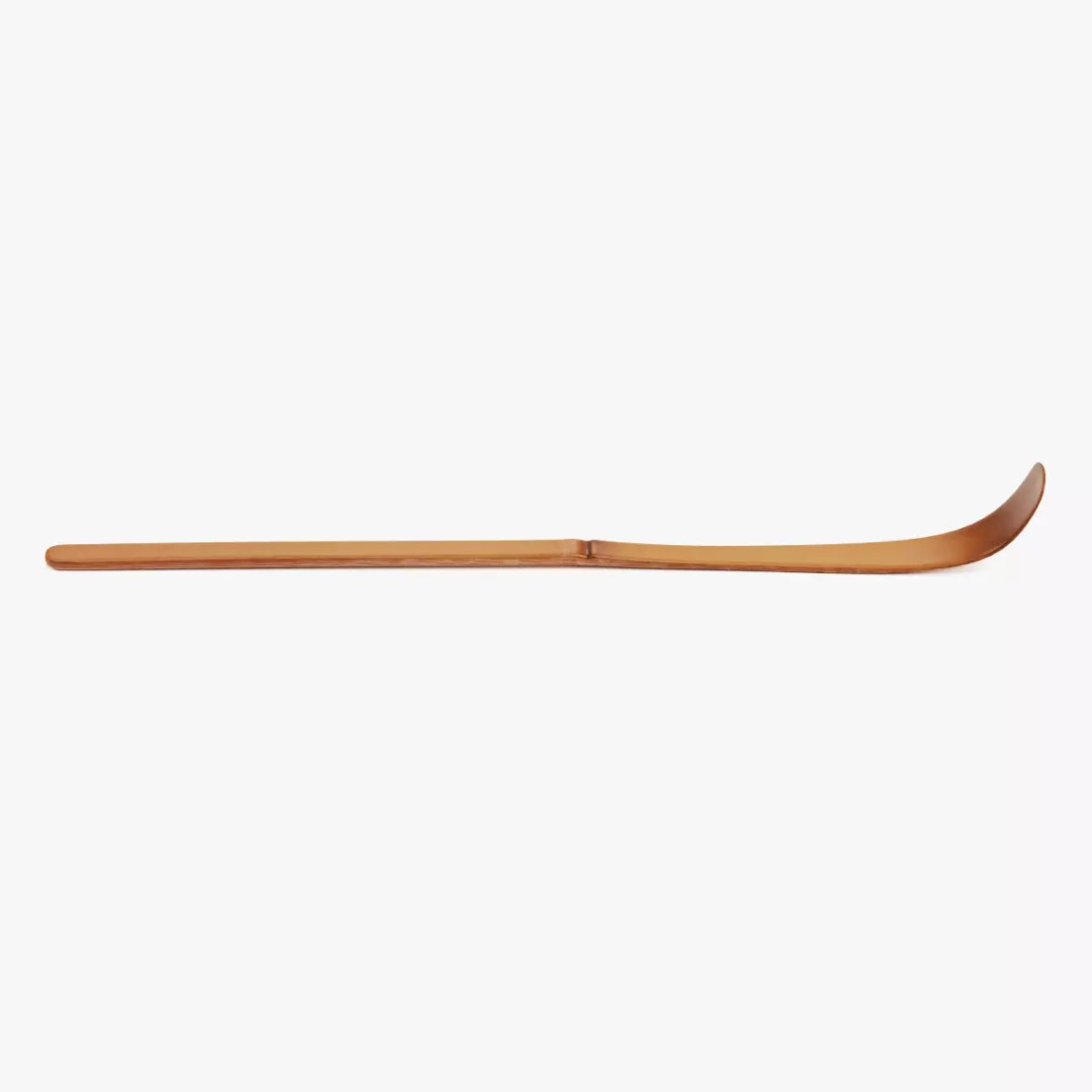 Matcha Spoon 3D Model – Traditional Bamboo Chashaku for Tea Preparation