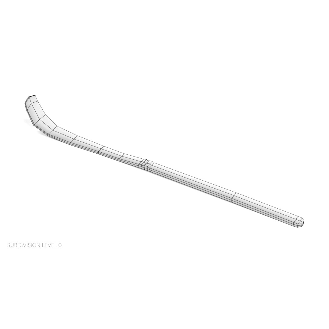 Matcha Spoon 3D Model – Traditional Bamboo Chashaku for Tea Preparation - View 13