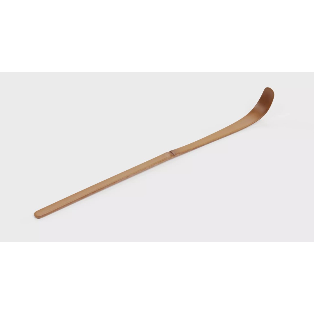 Matcha Spoon 3D Model – Traditional Bamboo Chashaku for Tea Preparation - View 6