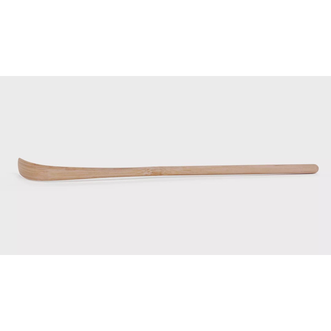 Matcha Spoon 3D Model – Traditional Bamboo Chashaku for Tea Preparation - View 8