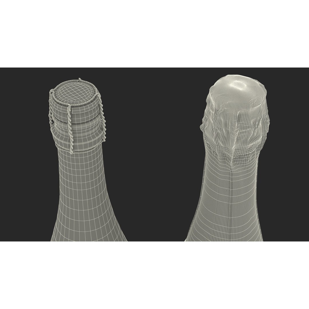 Champagne 3D Model – Elegant Gift Box, PBR Textures, FBX - View 26