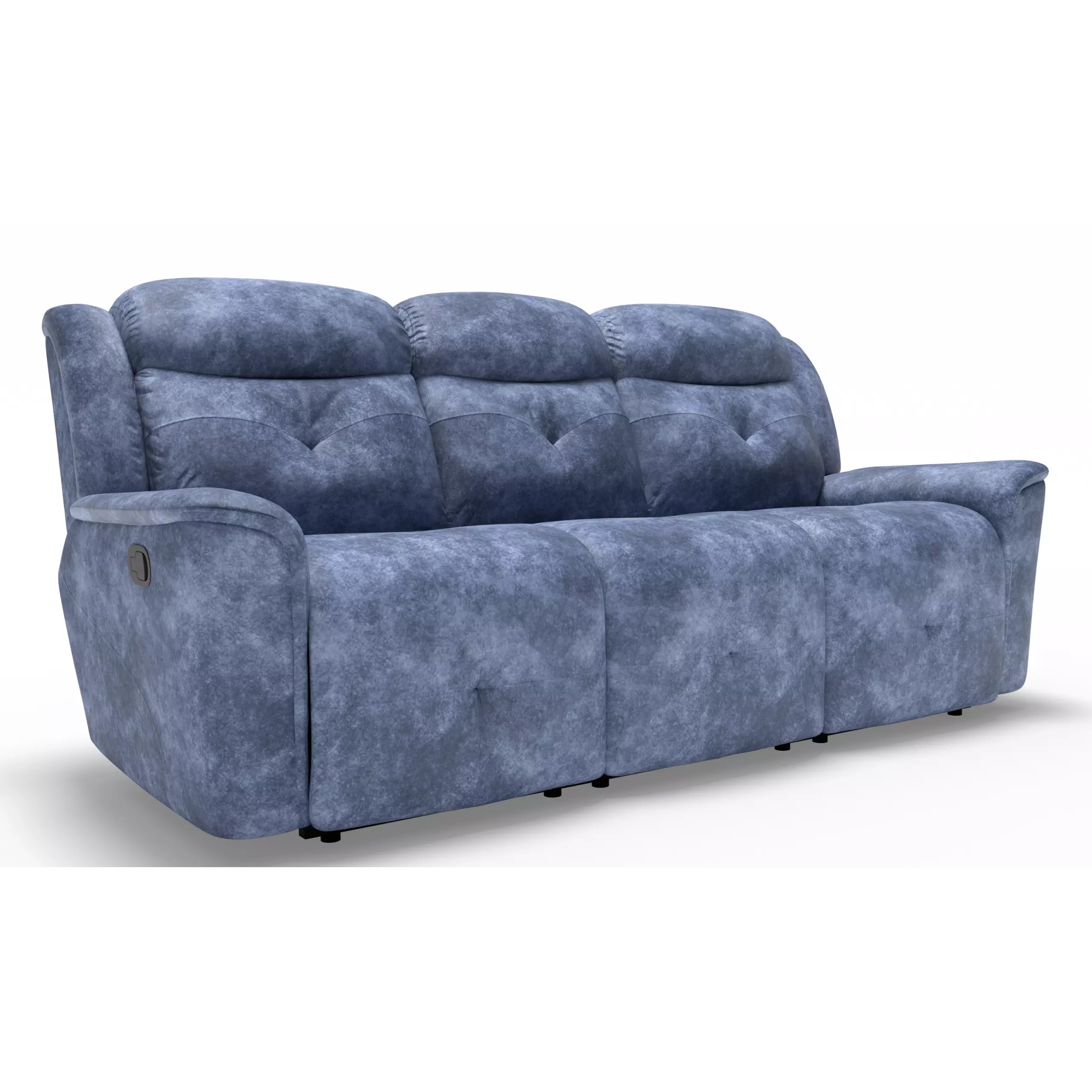 Realistic Recliner Sofa - Game-Ready 3D Model - View 4
