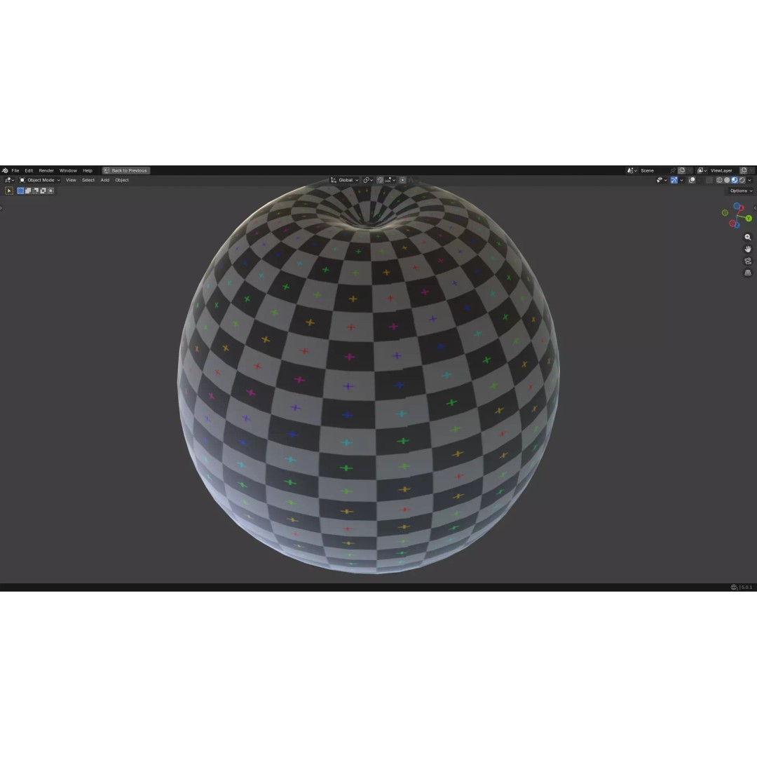 Apple 3D Model – Low Poly PBR Fruit Asset, FBX, OBJ - View 37