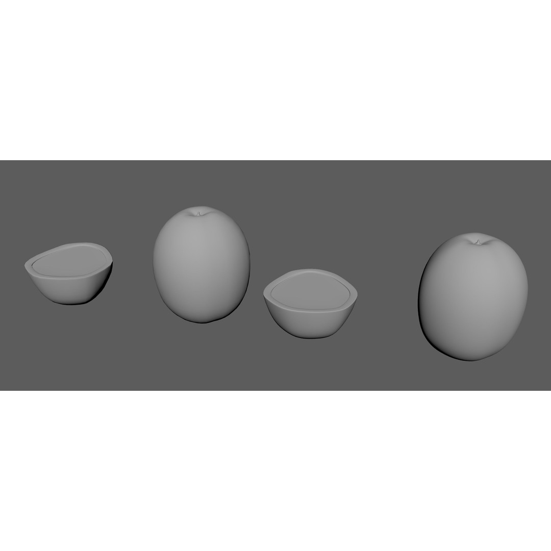 Fruit Pack 3D Model – Low Poly Game Asset, FBX, OBJ, PBR Textures - View 13