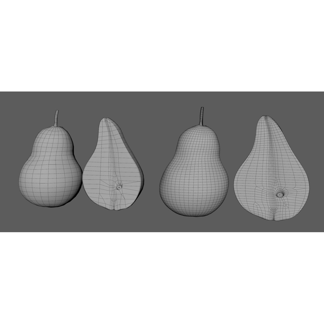 Fruit Pack 3D Model – Low Poly Game Asset, FBX, OBJ, PBR Textures - View 18