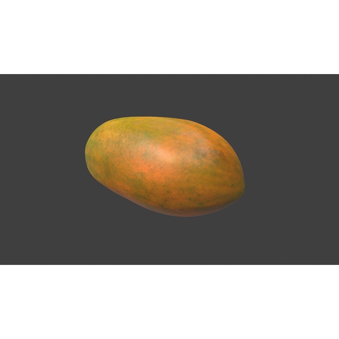 Fruit Pack 3D Model – Low Poly Game Asset, FBX, OBJ, PBR Textures - View 7