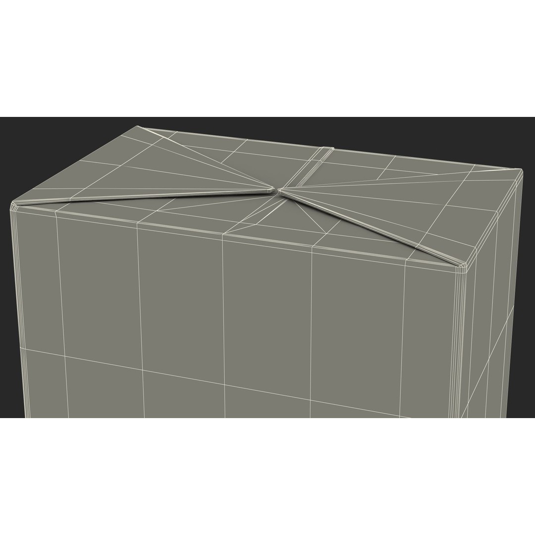 Tetra Brik Aseptic Blend 3D Model – High Quality Beverage Container, FBX, Blender - View 18