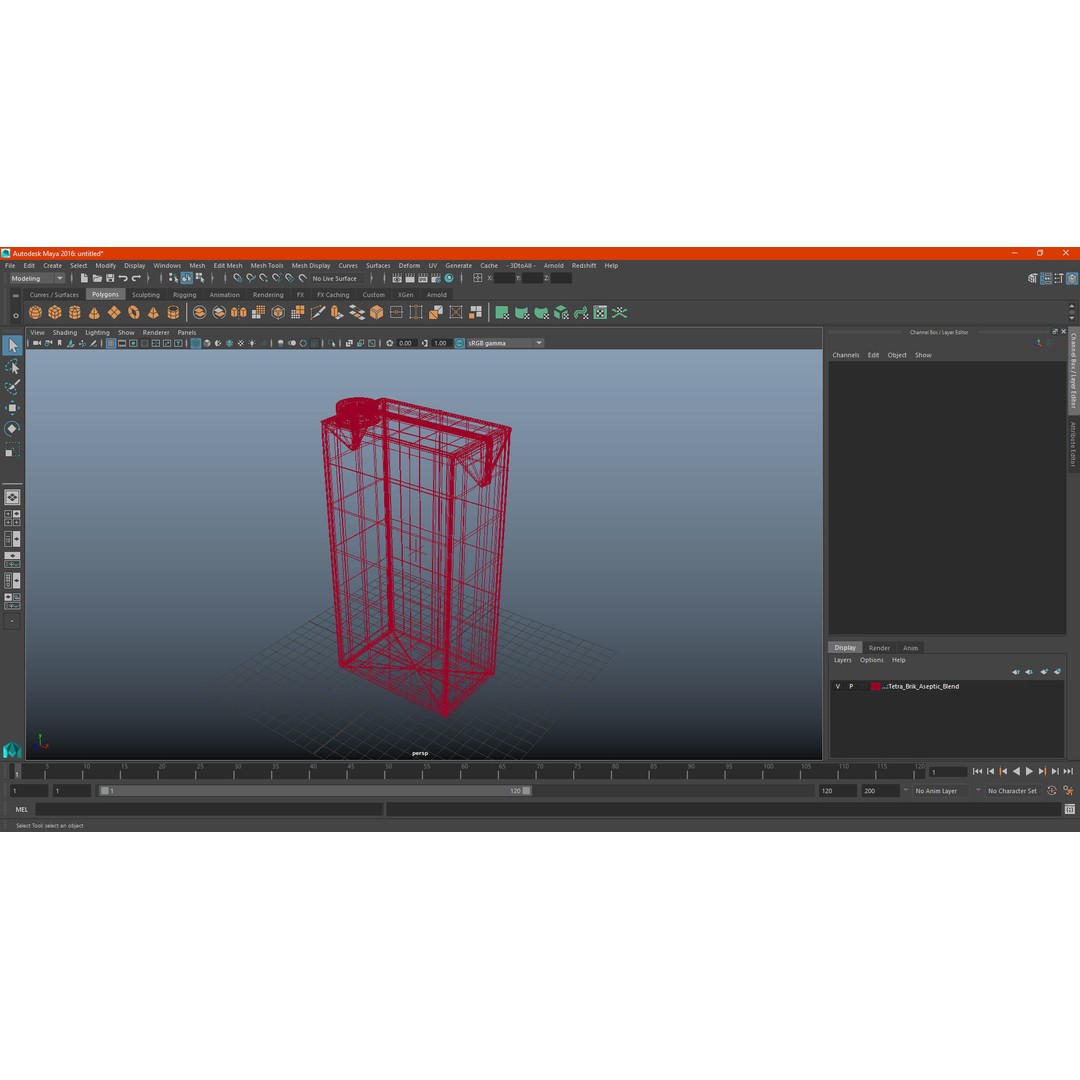 Tetra Brik Aseptic Blend 3D Model – High Quality Beverage Container, FBX, Blender - View 24