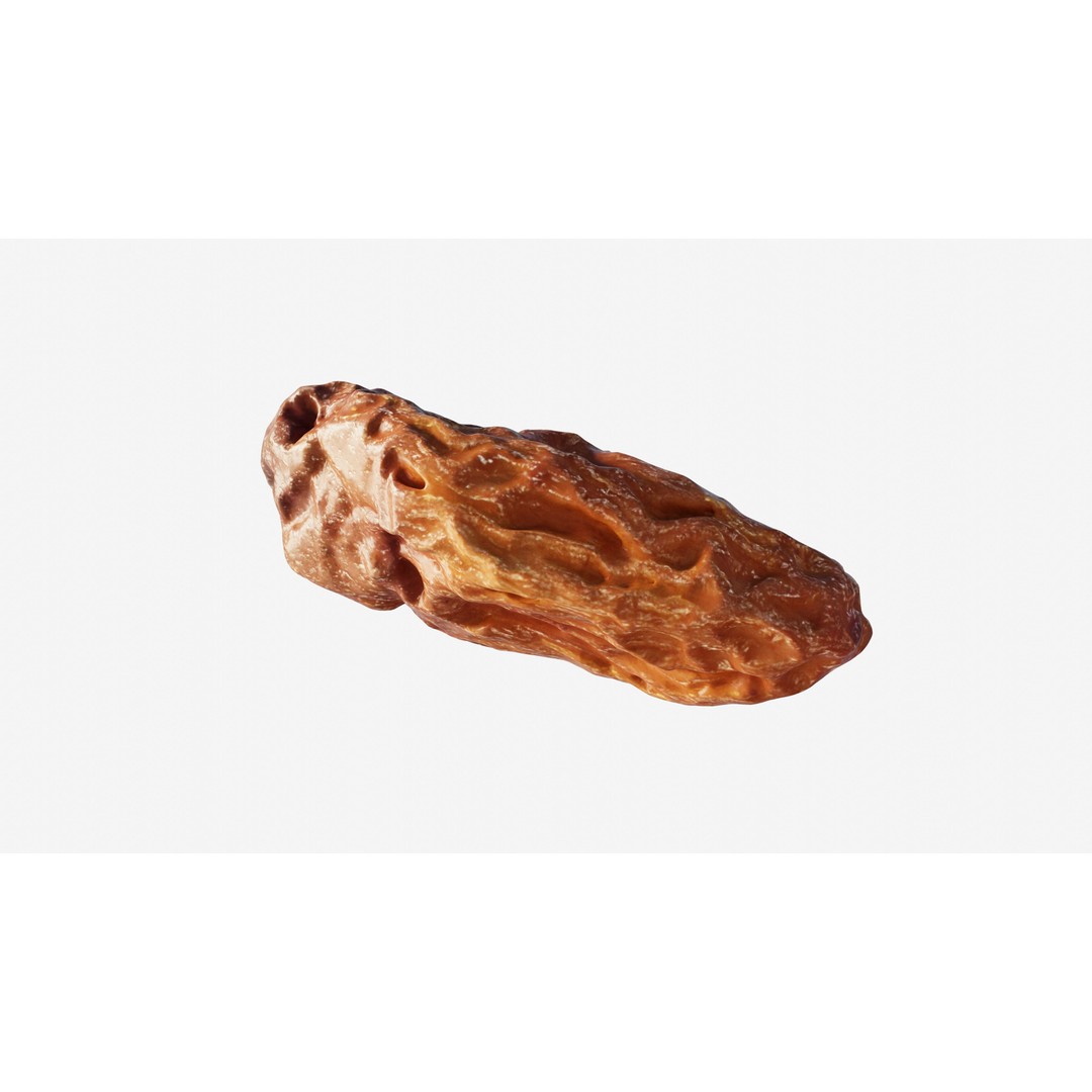 Dried Grape Raisin 3D Model – Low Poly Game Asset, FBX - View 10