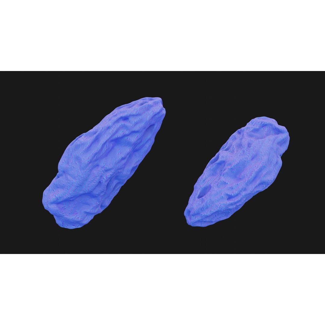 Dried Grape Raisin 3D Model – Low Poly Game Asset, FBX - View 16