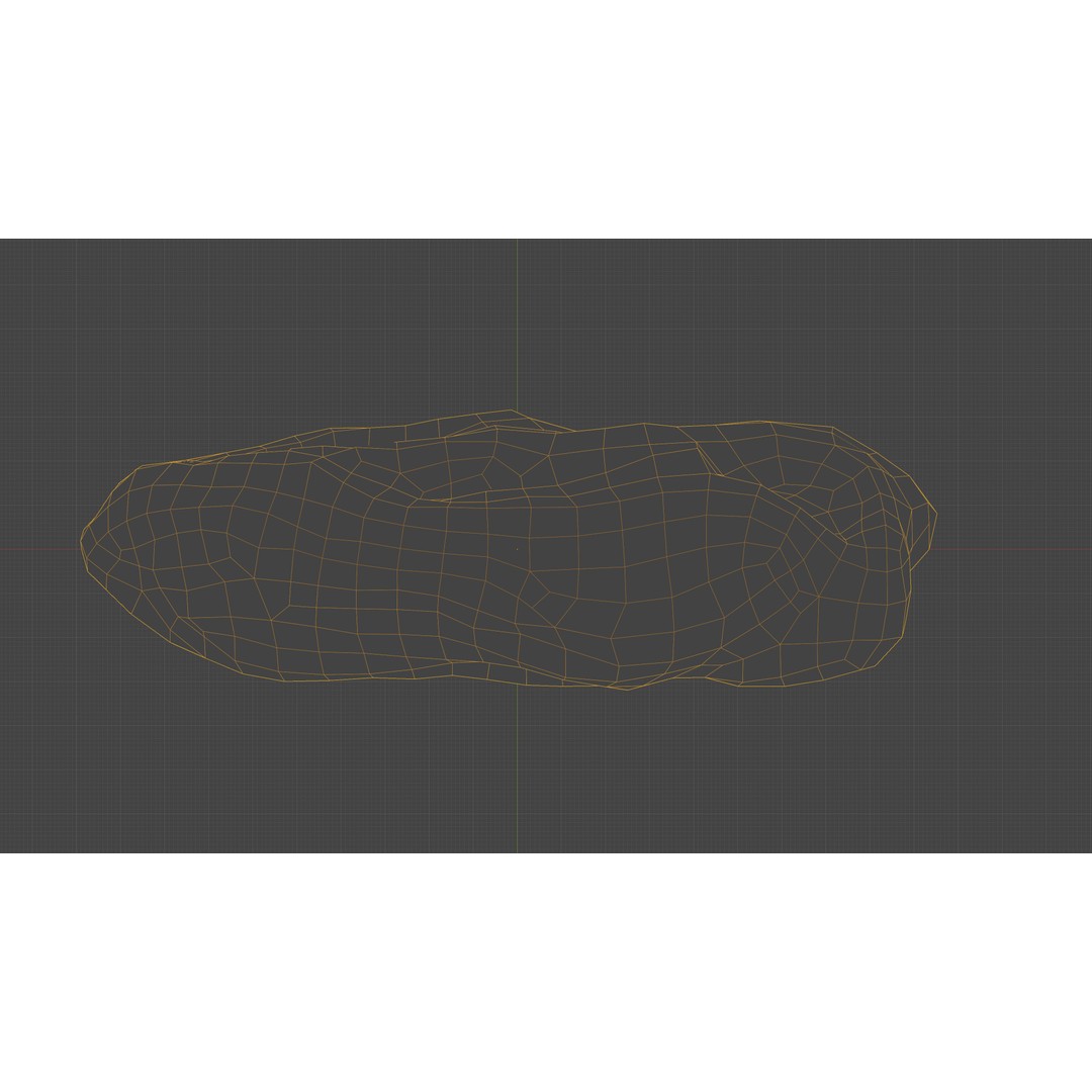 Dried Grape Raisin 3D Model – Low Poly Game Asset, FBX - View 24
