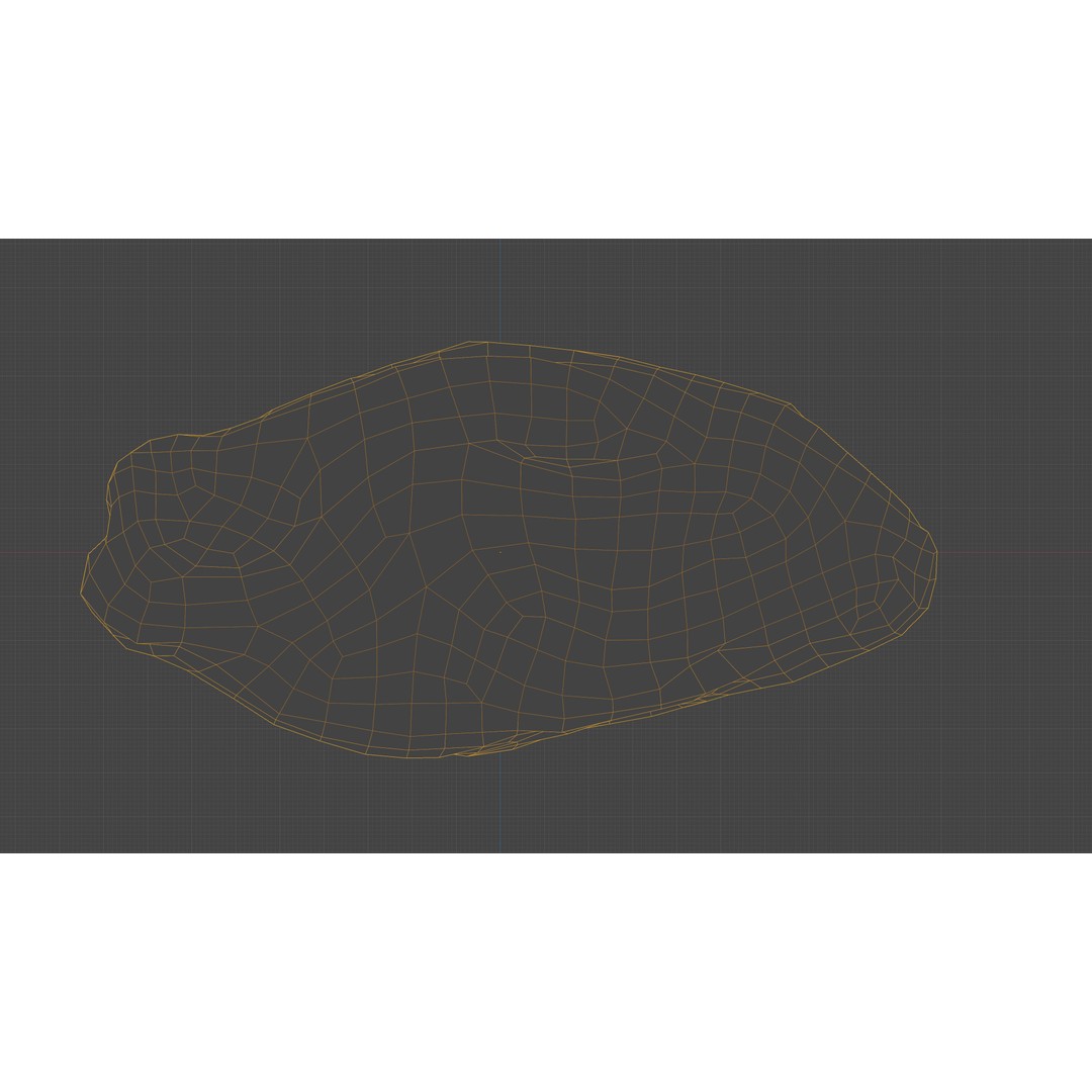 Dried Grape Raisin 3D Model – Low Poly Game Asset, FBX - View 26