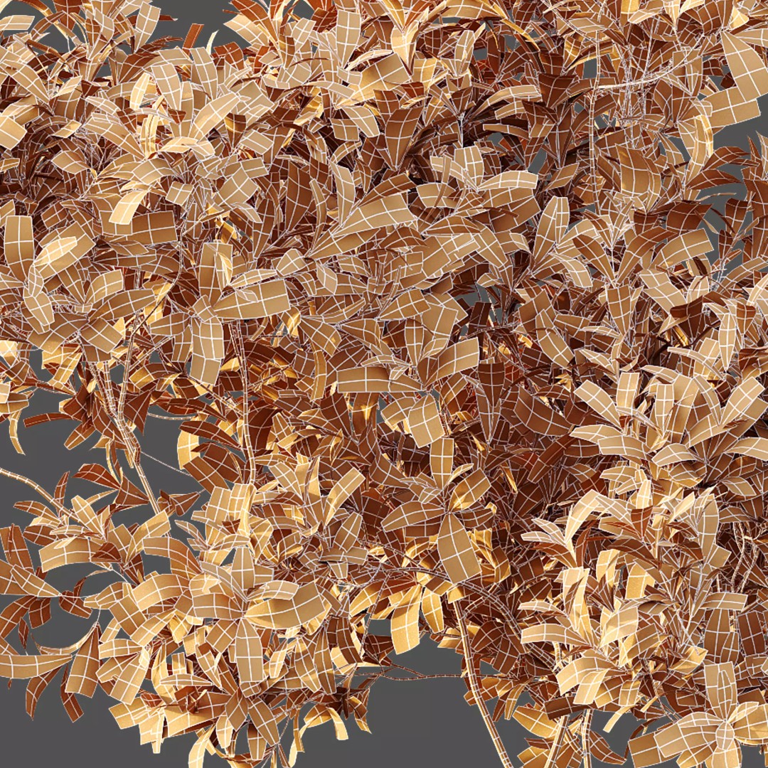 Bilberry Bush 3D Model – High Poly PBR Asset, FBX, OBJ, Blender - View 13
