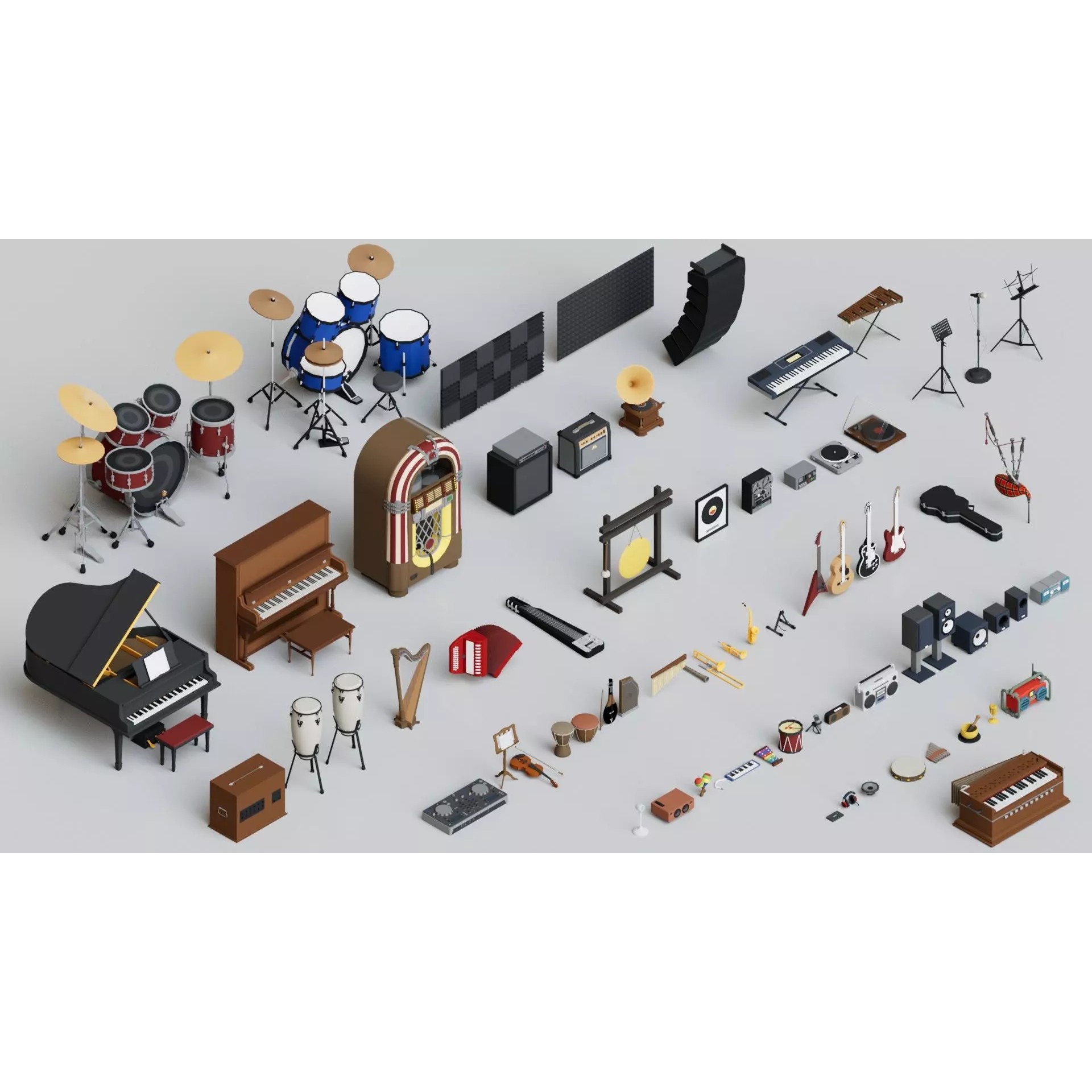 Ultimate Mega Pack - Low-Poly Game-Ready 3D Model - View 10