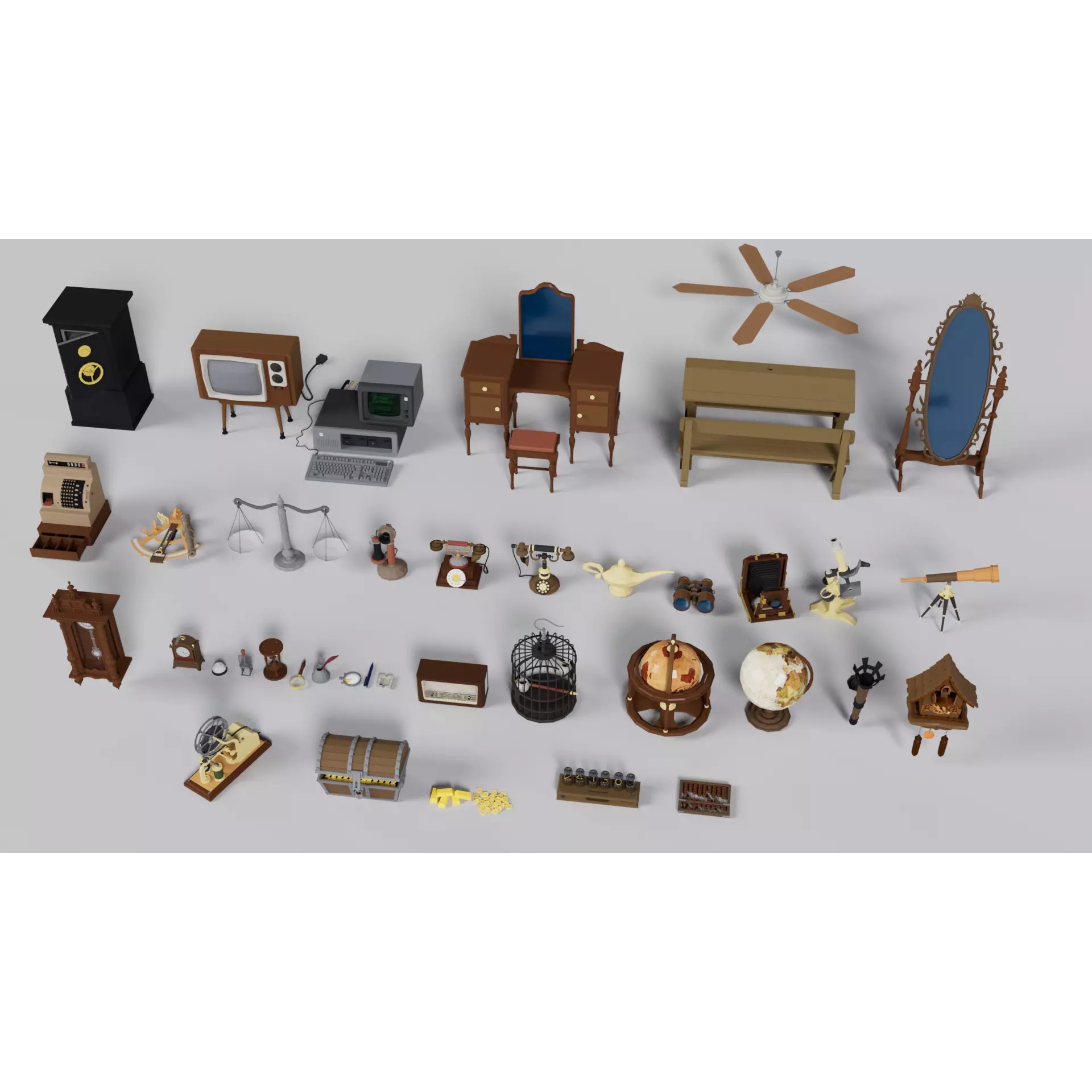 Ultimate Mega Pack - Low-Poly Game-Ready 3D Model - View 20