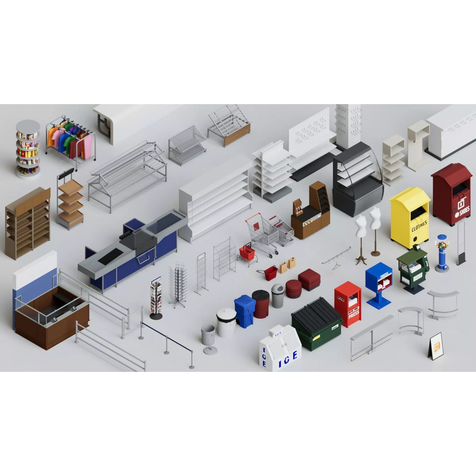 Ultimate Mega Pack - Low-Poly Game-Ready 3D Model - View 21