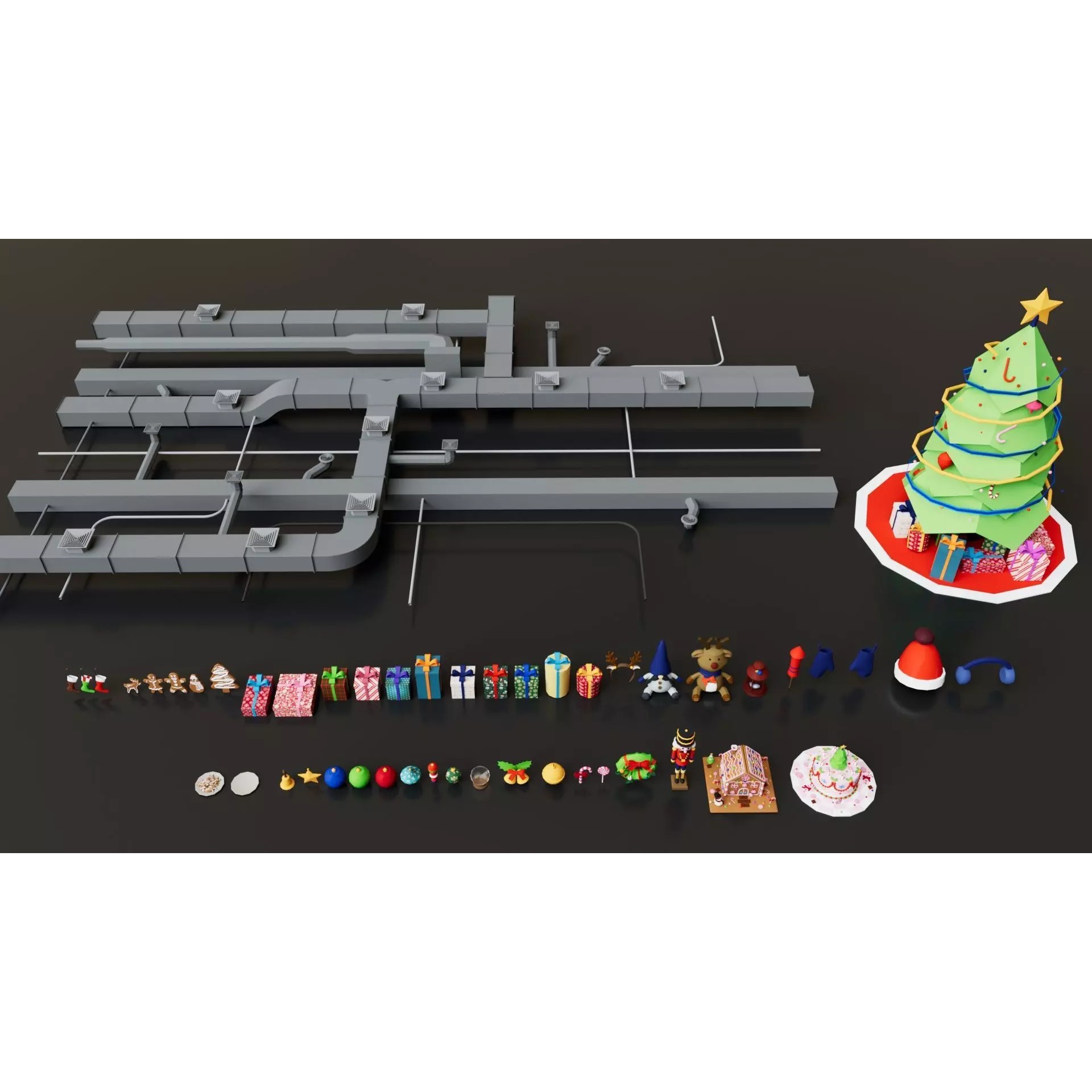 Ultimate Mega Pack - Low-Poly Game-Ready 3D Model - View 29