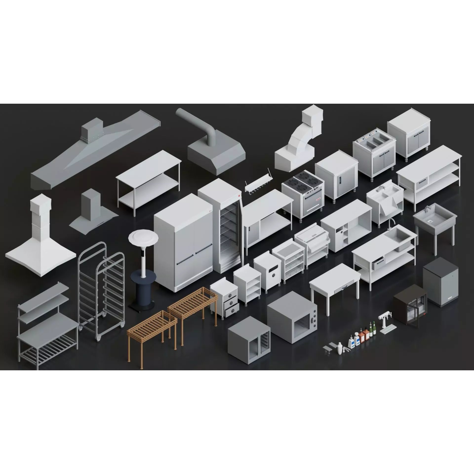 Ultimate Mega Pack - Low-Poly Game-Ready 3D Model - View 5