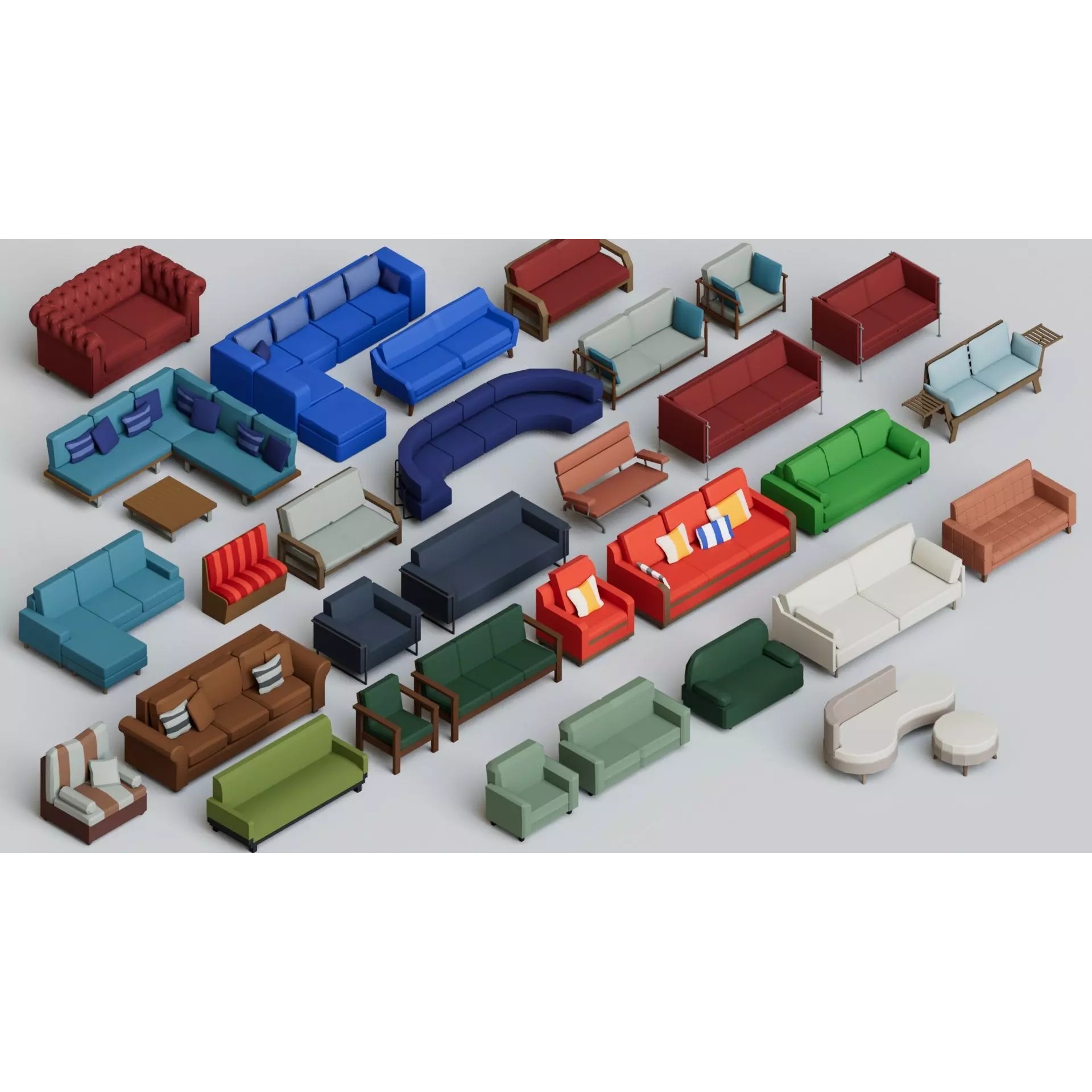 Ultimate Mega Pack - Low-Poly Game-Ready 3D Model - View 6