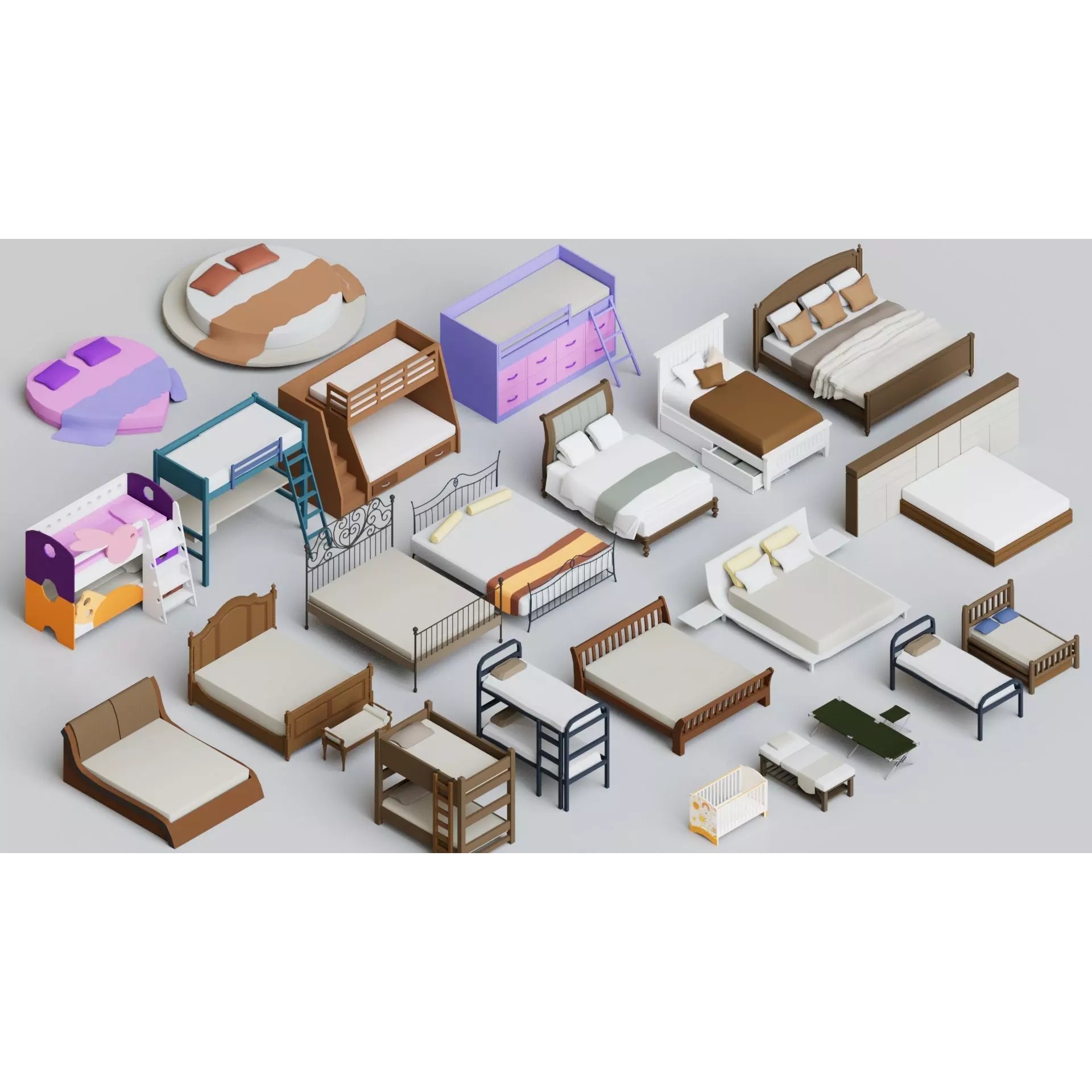 Ultimate Mega Pack - Low-Poly Game-Ready 3D Model - View 7