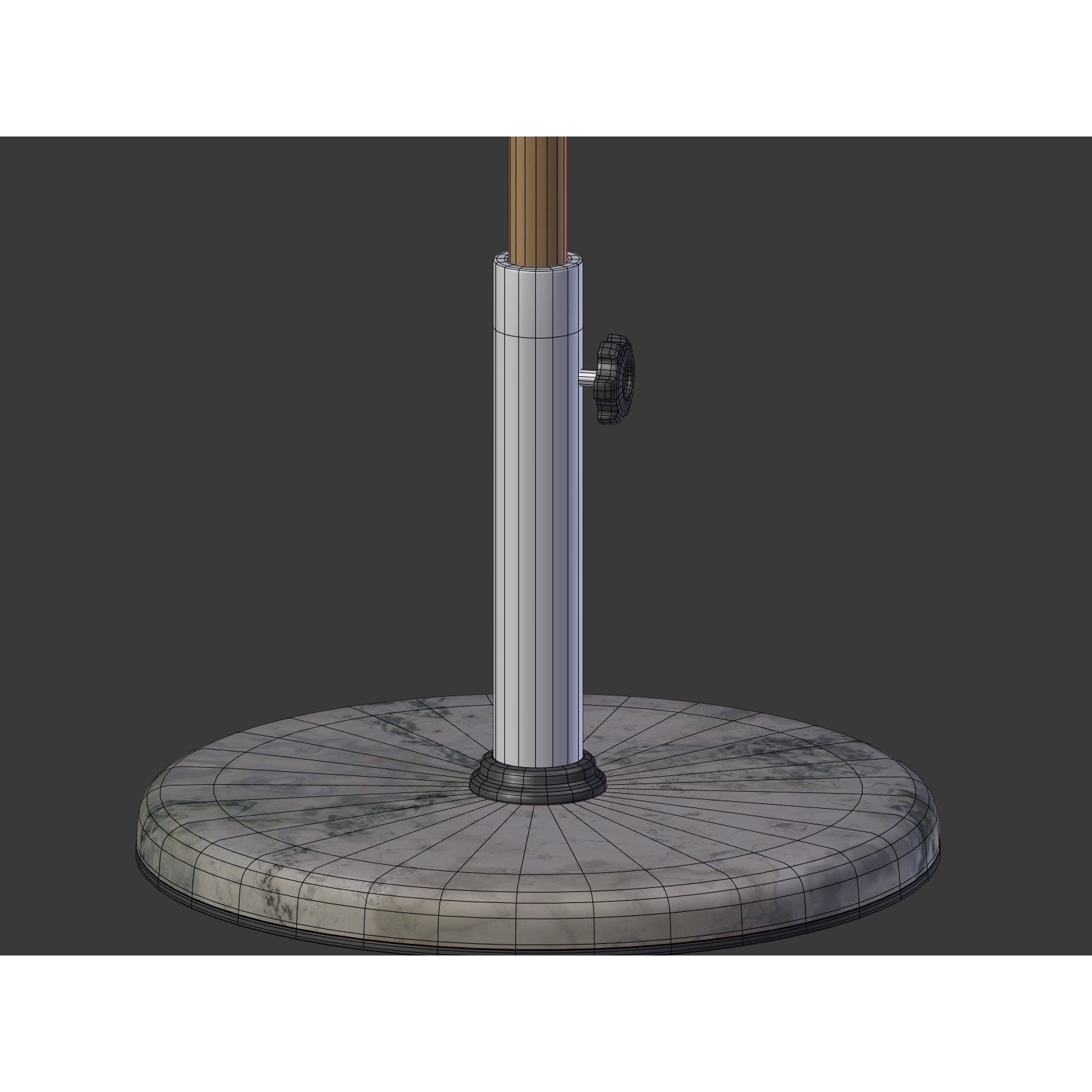 Umbrella Patio Parasol - Low-Poly Game-Ready 3D Model