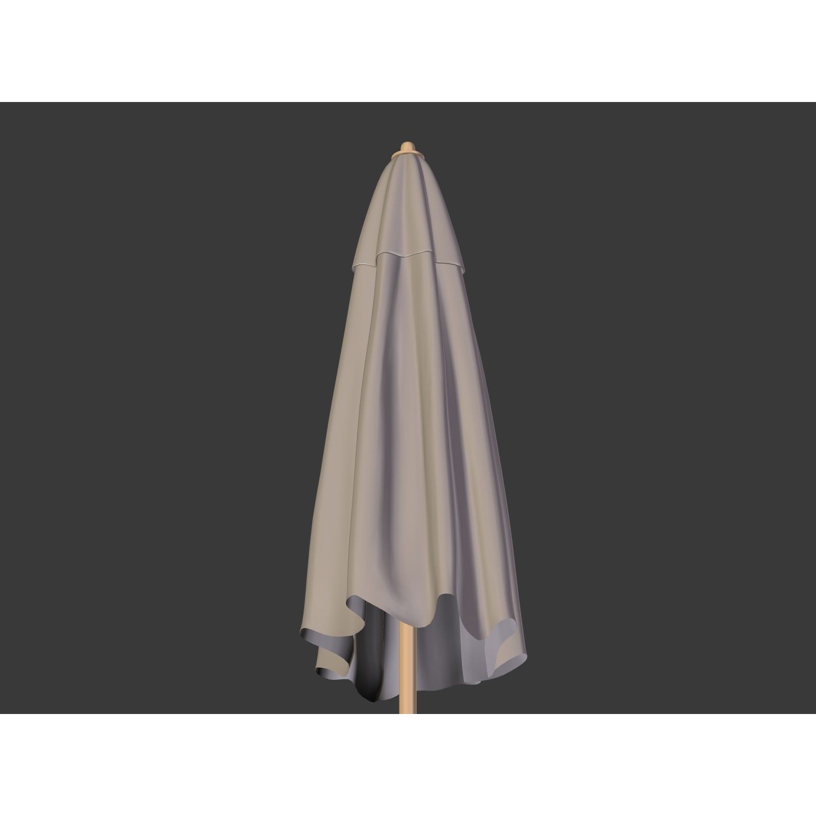 Umbrella Patio Parasol - Low-Poly Game-Ready 3D Model - View 20