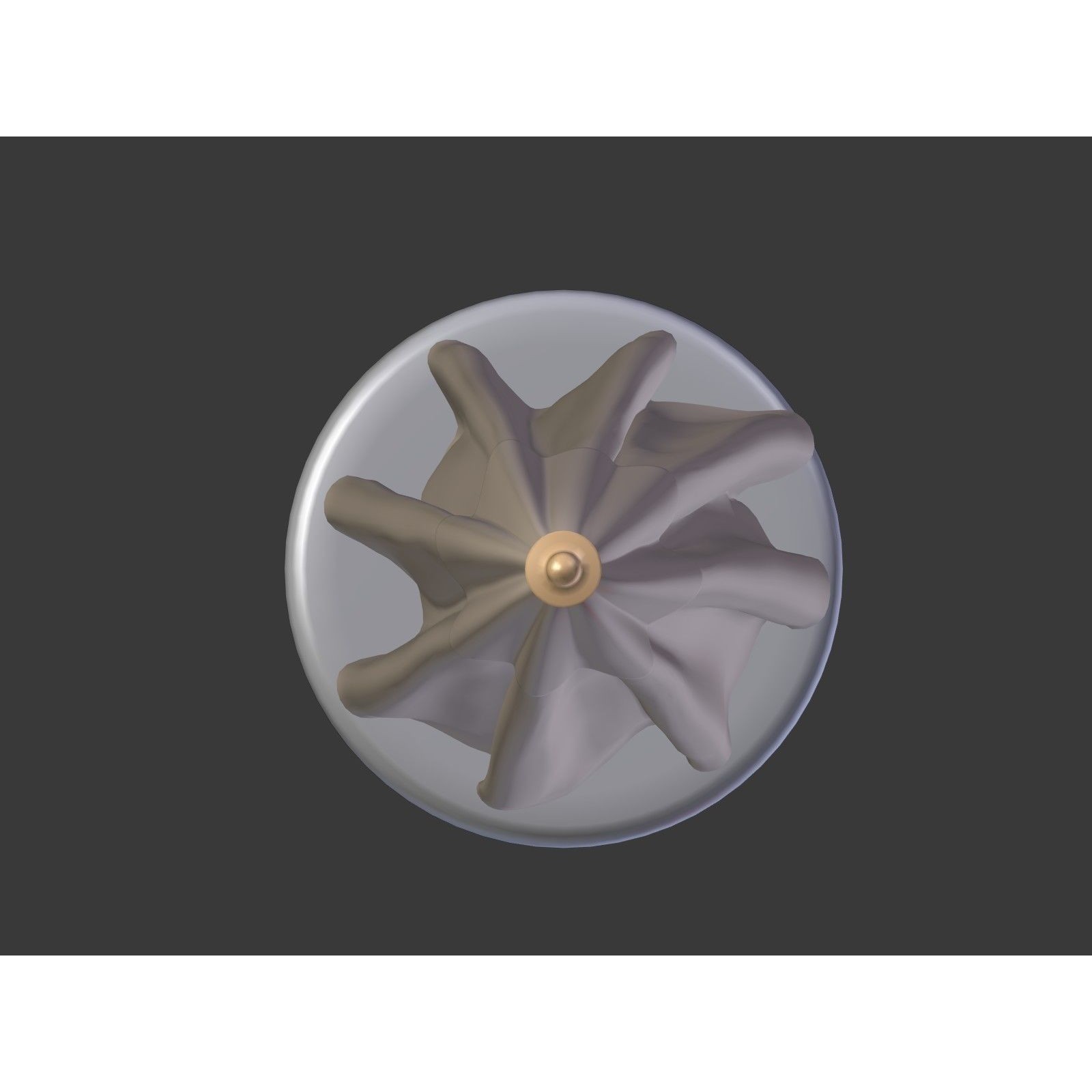 Umbrella Patio Parasol - Low-Poly Game-Ready 3D Model - View 24