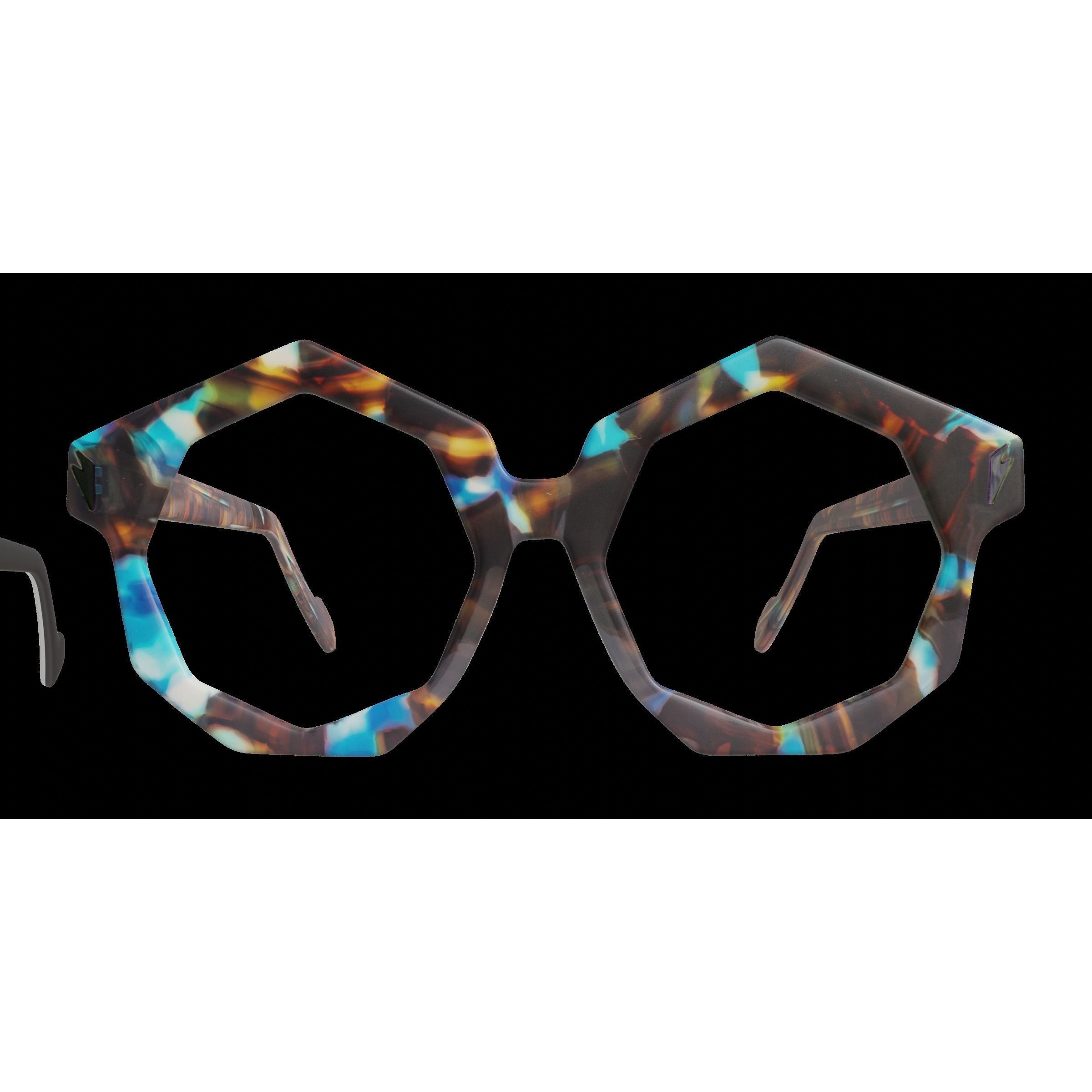 Set Of Colorful Glasses - Low-Poly Game-Ready 3D Model - View 10